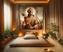 Load image into Gallery viewer, Leonardo da Vinci-Inspired Rama Portrait on Canvas-02