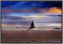 Load image into Gallery viewer, Meditation wall décor Black Framed Picture Poster -1