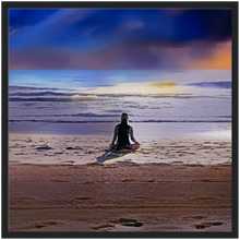 Load image into Gallery viewer, Meditation wall décor Black Framed Picture Poster -1