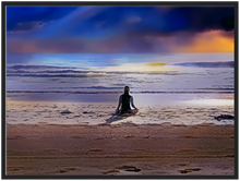Load image into Gallery viewer, Meditation wall décor Black Framed Picture Poster -1