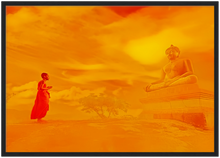 Load image into Gallery viewer, Meditation wall décor Black Framed Picture Poster -3