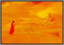 Load image into Gallery viewer, Meditation wall décor Black Framed Picture Poster -3