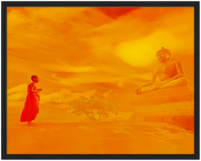 Load image into Gallery viewer, Meditation wall décor Black Framed Picture Poster -3