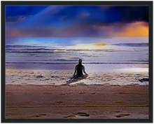 Load image into Gallery viewer, Meditation wall décor Black Framed Picture Poster -1