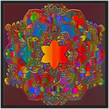 Load image into Gallery viewer, Mandala Art Wall Decor Black Framed Picture Poster 20