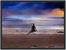 Load image into Gallery viewer, Meditation wall décor Black Framed Picture Poster -1