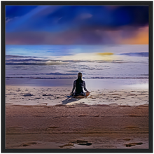Load image into Gallery viewer, Meditation wall décor Black Framed Picture Poster -1
