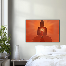 Load image into Gallery viewer, Meditation wall décor Black Framed Picture Poster -6
