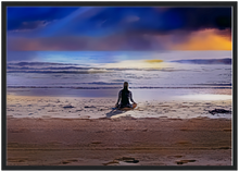 Load image into Gallery viewer, Meditation wall décor Black Framed Picture Poster -1
