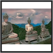 Load image into Gallery viewer, Meditation wall décor Black Framed Picture Poster -4
